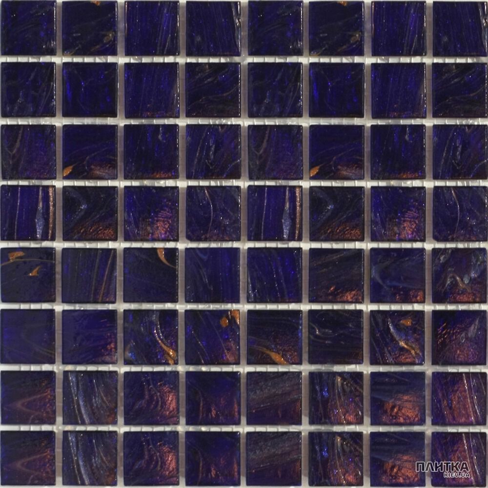 Мозаика Mozaico de Lux R-MOS R-MOS 20GN36 INK синий,с авантюрином