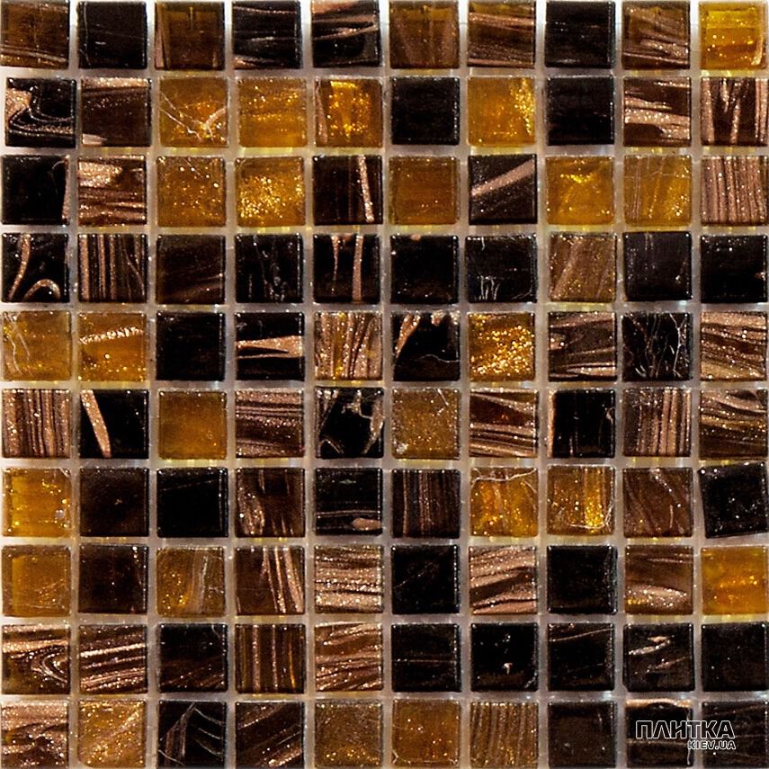 Мозаика Mozaico de Lux R-MOS R-MOS MC1042 BROWN MIX коричневый,с авантюрином
