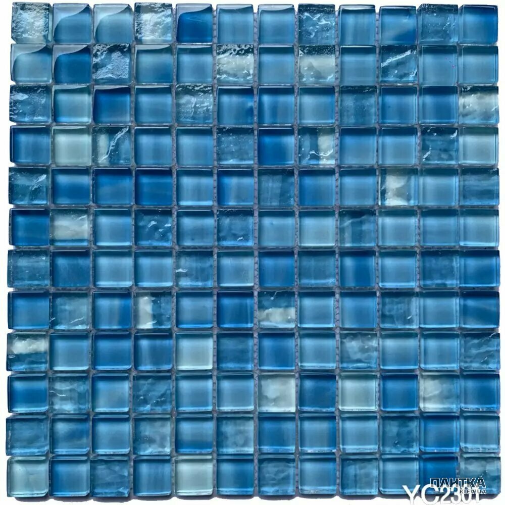 Мозаїка Mozaico de Lux R-MOS R-MOS YC2301 300х300х8 синій