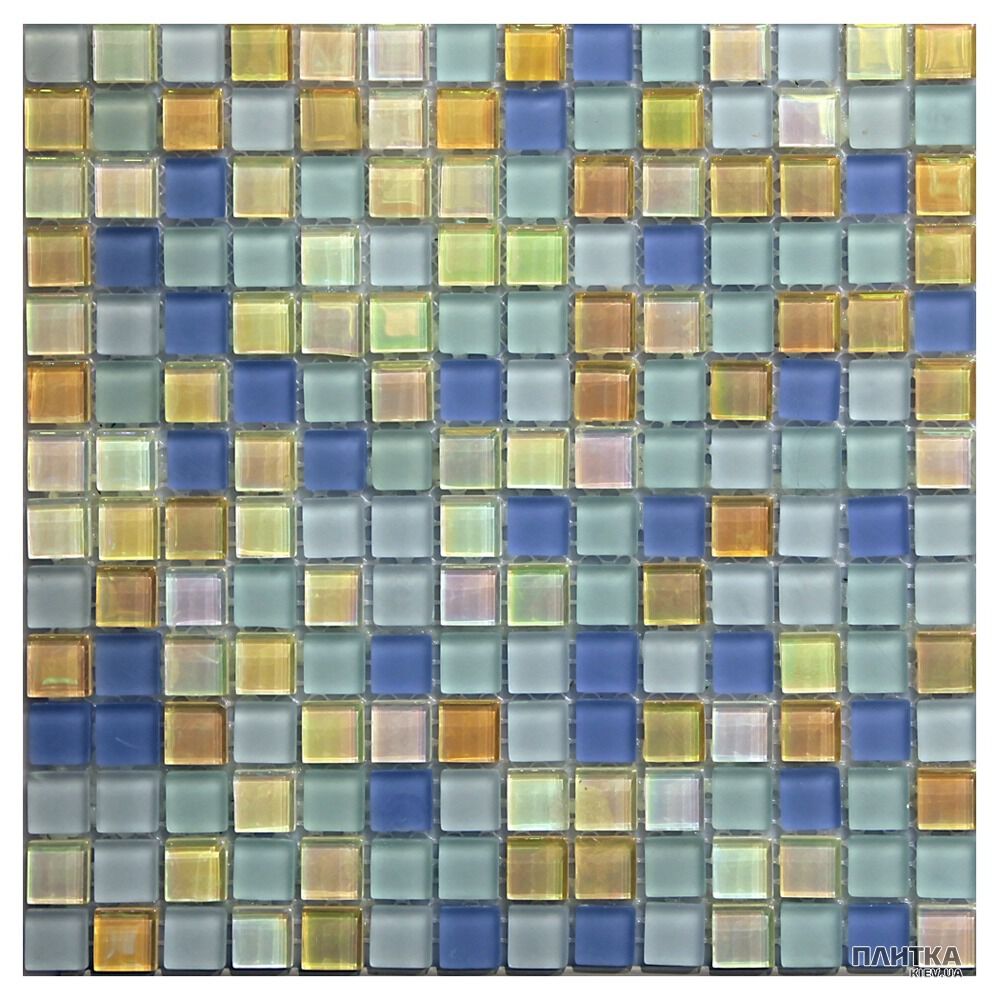 Мозаика Mozaico de Lux S-MOS S-MOS CM151(MC-1) SMILE светлый,синий