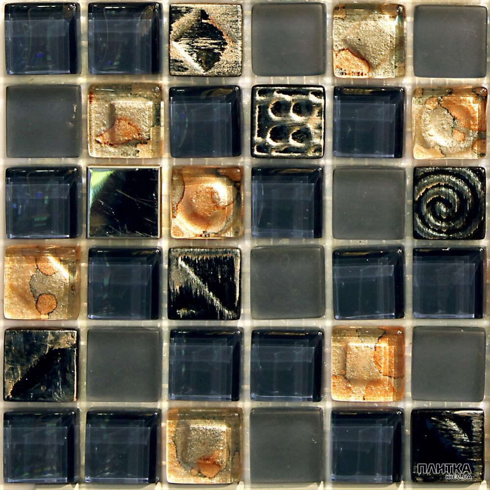 Мозаика Mozaico de Lux S-MOS S-MOS HS0422 (23x23) серый,синий