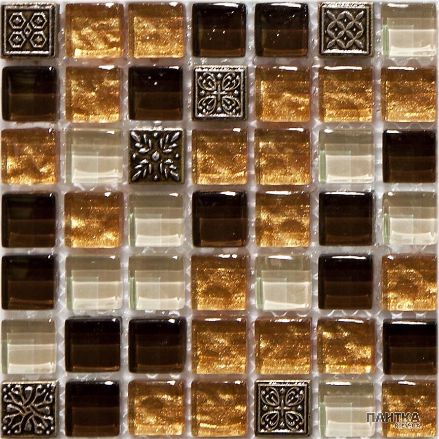 Мозаика Mozaico de Lux S-MOS S-MOS HS0995 бежевый,коричневый