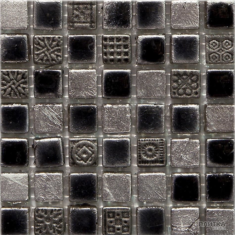 Мозаика Mozaico de Lux S-MOS S-MOS HS2232 серый,черный