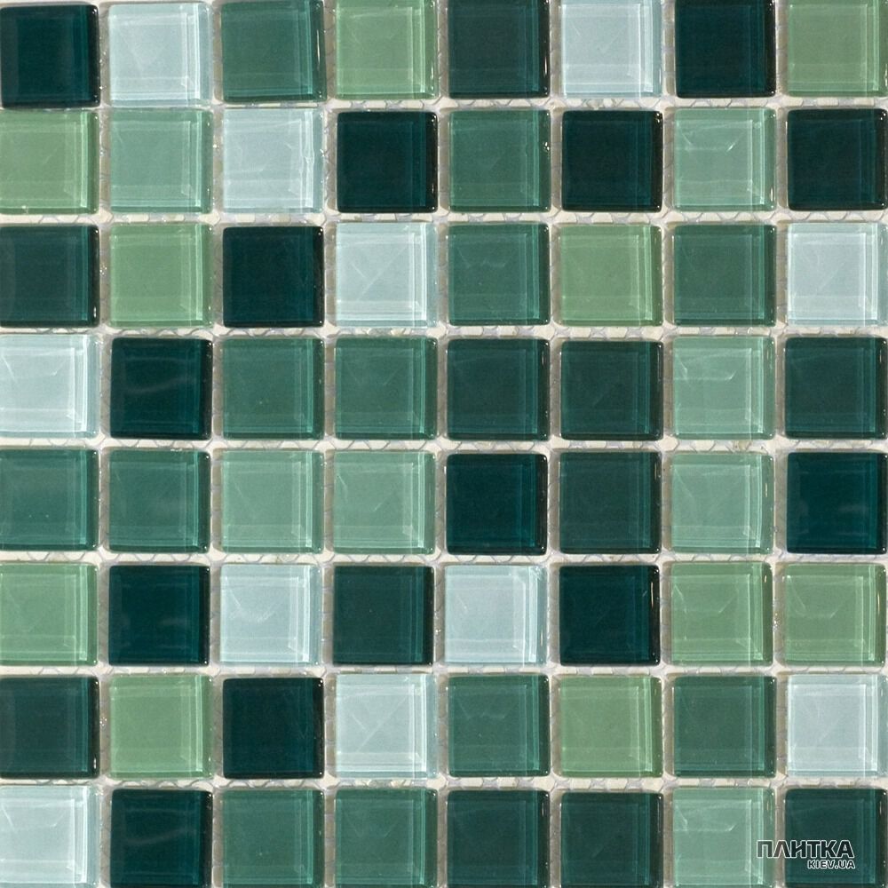 Мозаика Mozaico de Lux S-MOS S-MOS HT (C55C53C51C83C81C80) ESMIRALDO MIX зеленый