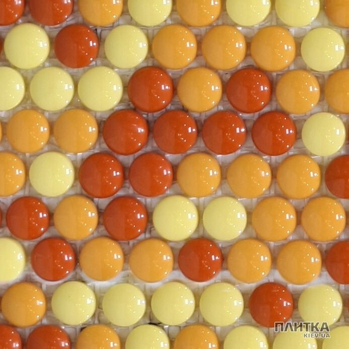 Мозаика Mozaico de Lux SMT-MOS SMT-MOS MIX Y47+Y45+Y37 DIAM12mm оранжевый