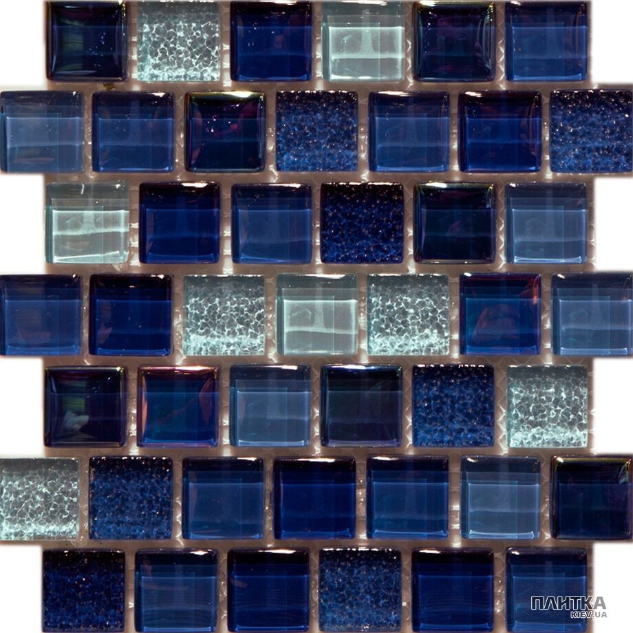 Мозаика Mozaico de Lux T-MOS T-Mos SP03 голубой,синий,кобальт