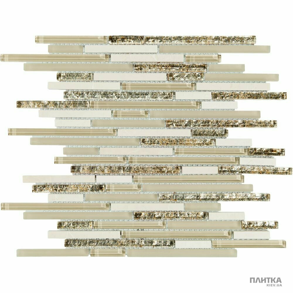 Мозаика Mozaico de Lux T-MOS T-MOS CF05 BEIGE 300х300х8 бежевый,бежево-коричневый