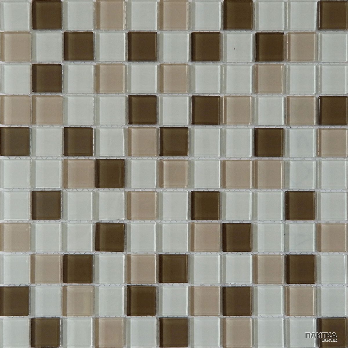 Мозаика Mozaico de Lux V-MOS V-MOS AA037 белый,бежевый,коричневый