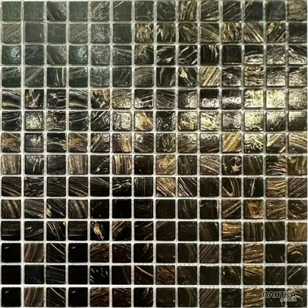 Мозаика Mozaico de Lux V-MOS V-MOS Brown-K1 327х327х4 коричневый,золото