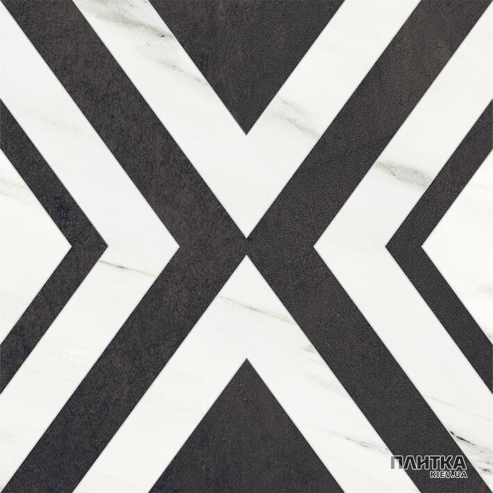 Керамогранит Novogres Bauhaus HUARTE белый,черный - Фото 1