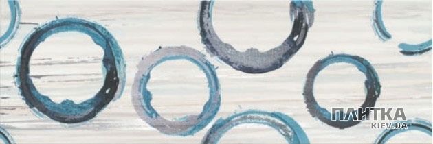 Плитка Opoczno Artistic Way ARTISTIC WAY WHITE INSERTO RINGS декор білий,блакитний,сірий,чорний
