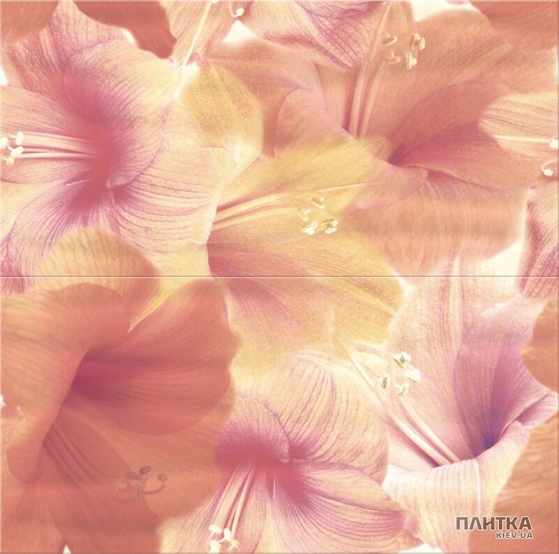Плитка Opoczno Flower Power FLOWER POWER цветы декор2 сиреневый,розовый,светло-розовый