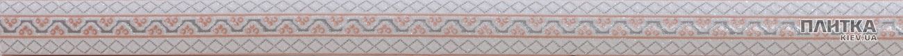 Плитка Pamesa La Maison MOLD PARATI CORAL фриз оранжевый,бежево-серый