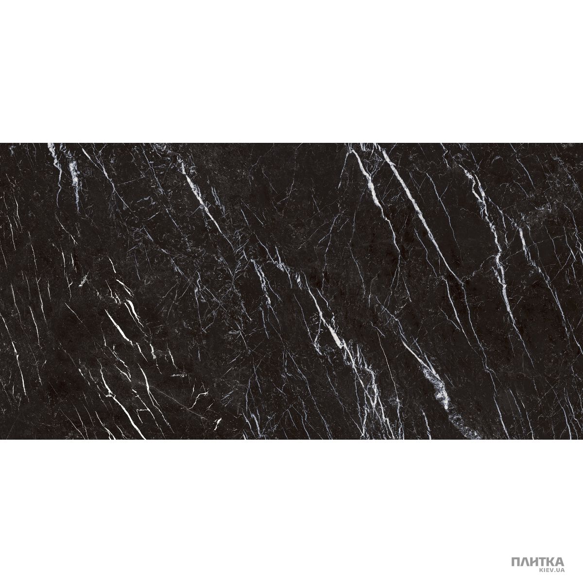Керамограніт Peronda Marquina MARQUINA BLACK/75.5x151/NAT/R білий,чорний