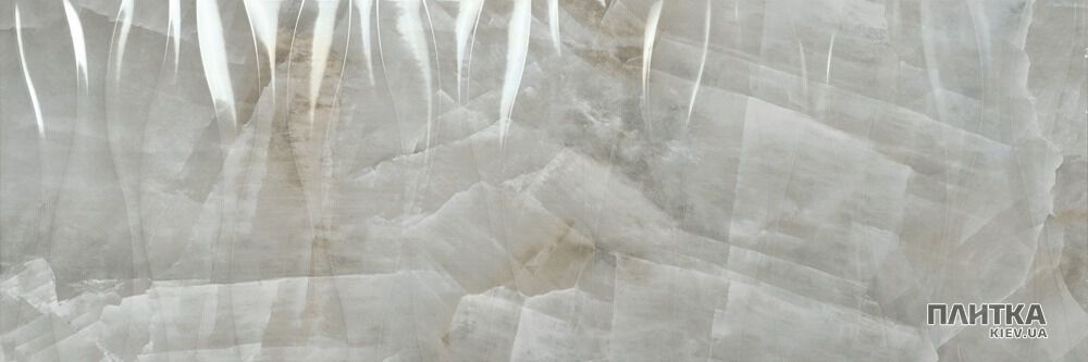 Плитка Porcelanite Dos Monaco 1217 GREY RELIEVE WAVE сіро-білий