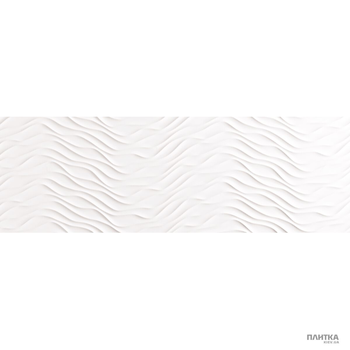 Плитка Porcelanosa Wave WAVE WHITE белый