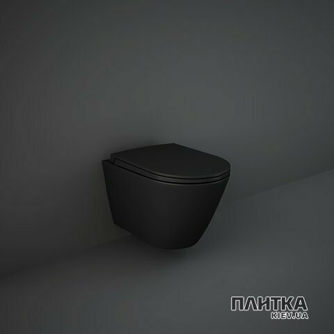 Унитаз RAK Ceramics Feeling Унитаз подвесной, Matt Black RST23504A FEELING черный