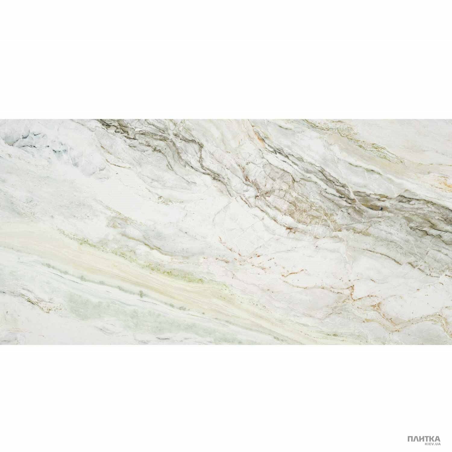 Керамограніт ROCA-ПЛИТКА Marble arcobaleno FB9R054211 MARBLE ARCOBALENO VERDE 60X120R бежево-білий,сіро-білий