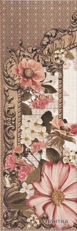Плитка Rocersa Actea DEC APULIA A BEIGE декор бежевий,коричневий,рожевий