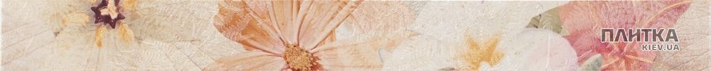 Плитка Rocersa Claudia CE GLAUCA BEIGE фриз белый,бежевый,розовый - Фото 1