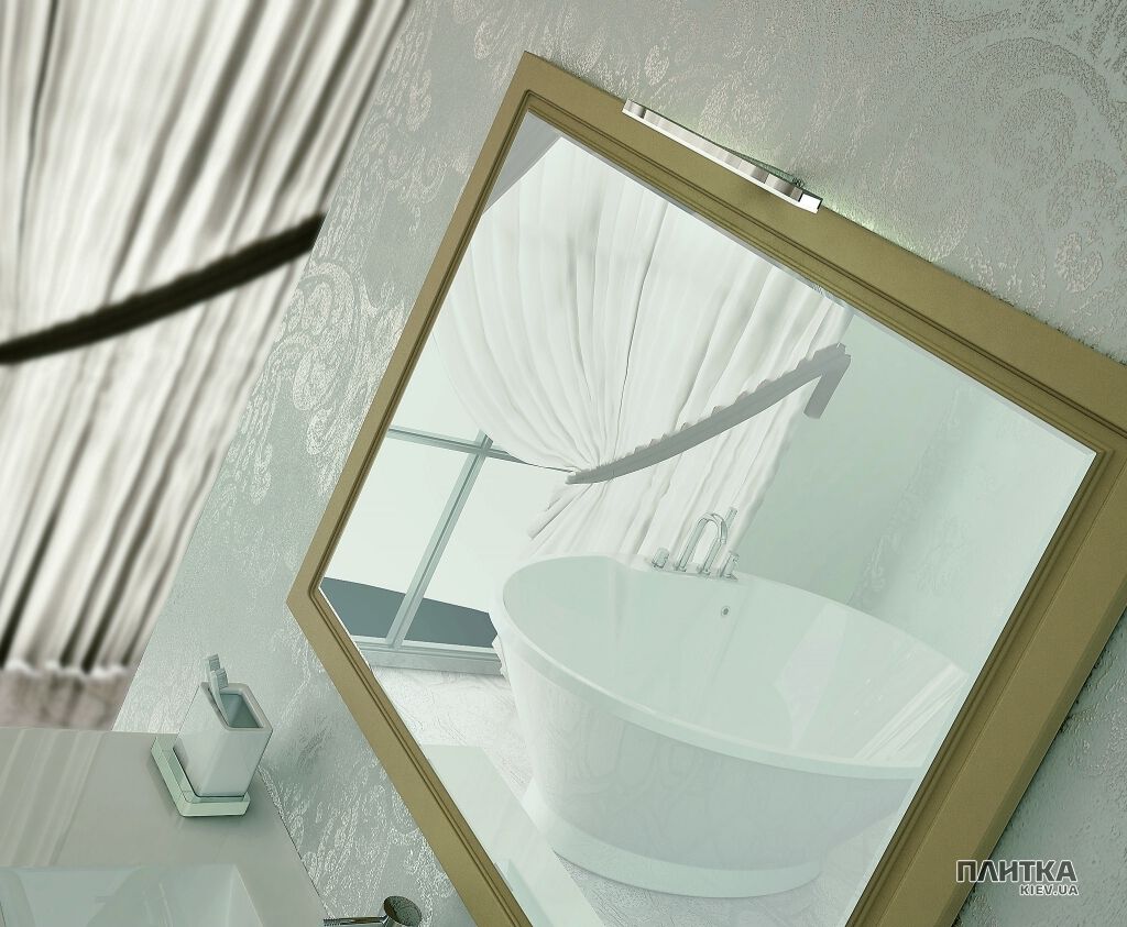 Зеркало для ванной ROYO Classic 22216 коричневый,серебристый