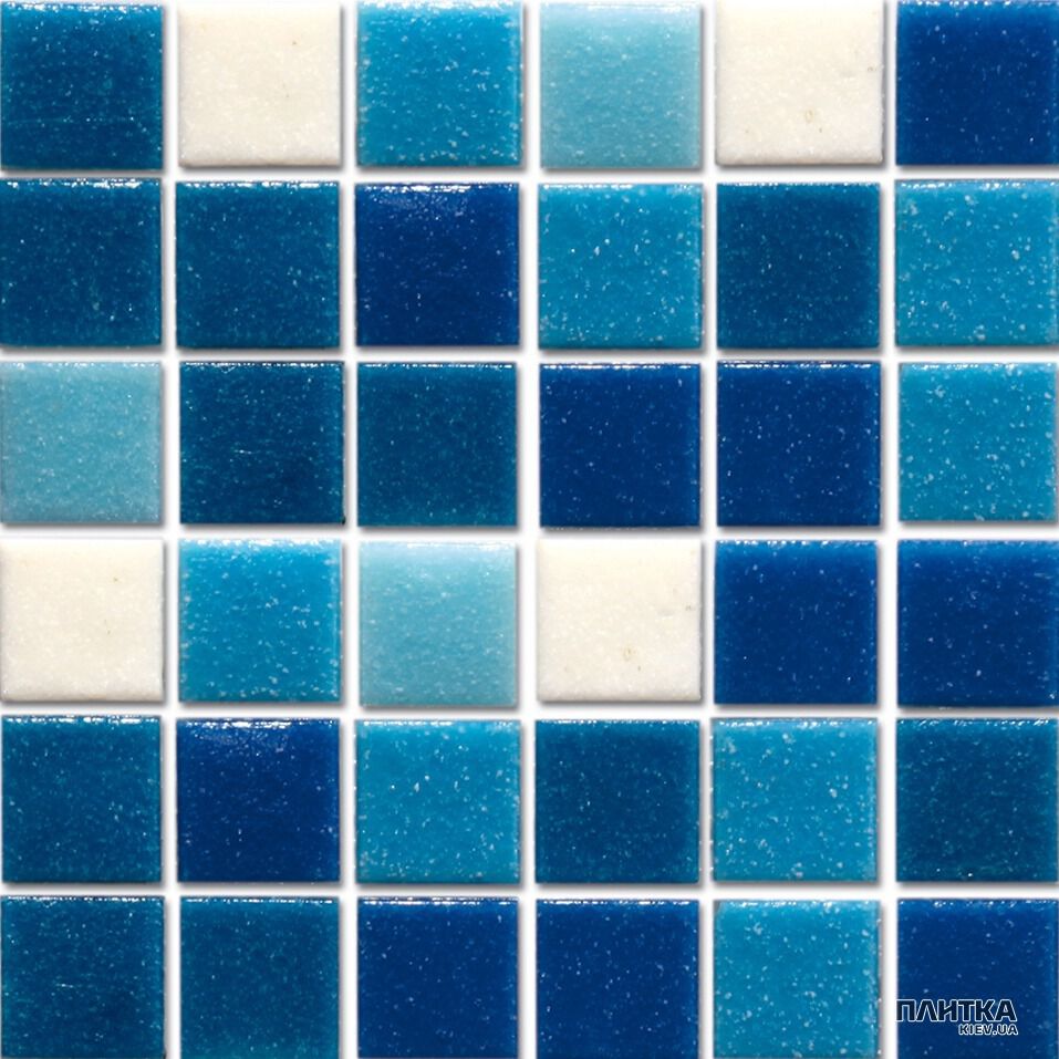 Мозаика Stella di Mare R-MOS R-MOS B1131323335 белый,голубой,синий
