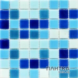 Мозаика Stella di Mare R-MOS R-MOS WA303332313528 на сітці мікс голубий белый,голубой,синий