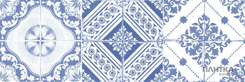 Плитка Super Ceramica Estrato-Vintage VINTAGE CLASIC AZUL белый,голубой,синий