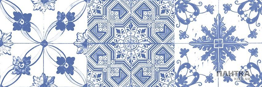 Плитка Super Ceramica Estrato-Vintage VINTAGE CLASIC AZUL белый,голубой,синий