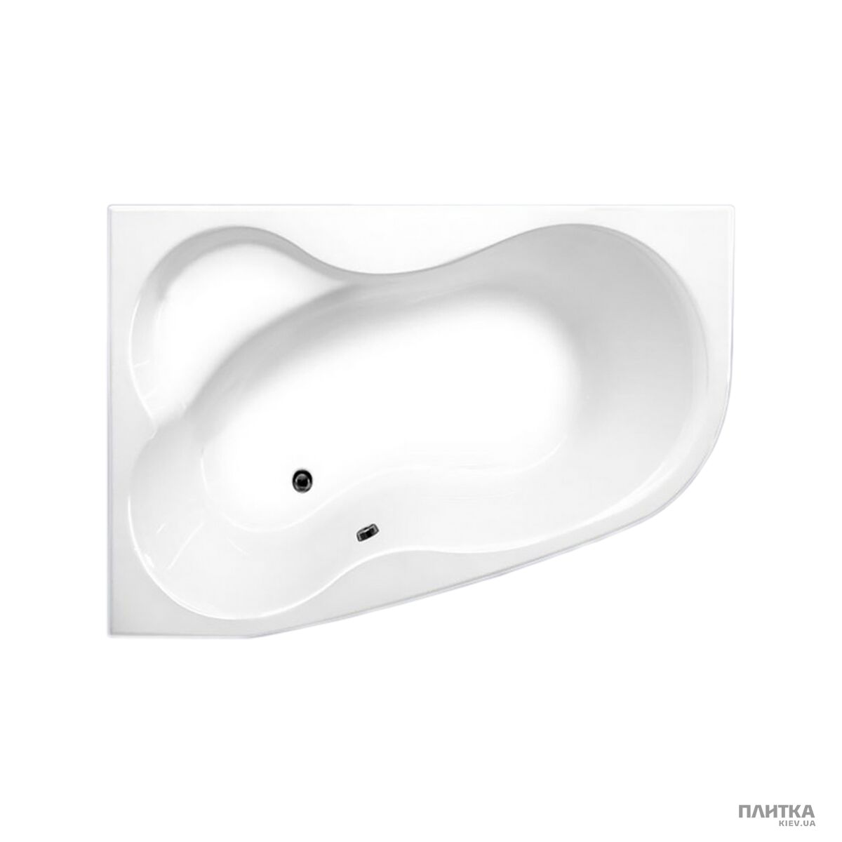 Акрилова ванна Vagnerplast Melite Melite Ванна 160x105 ліва + ніжки F010 білий