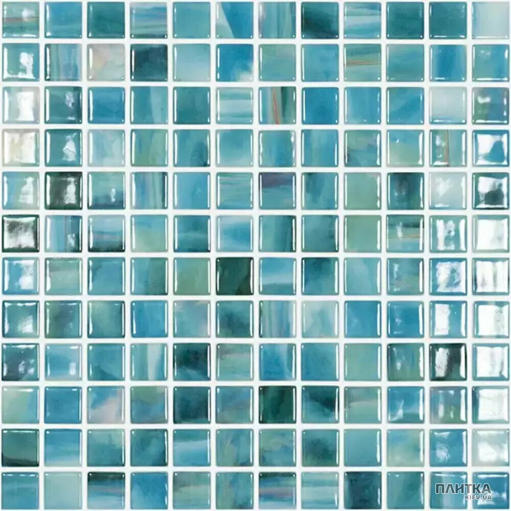 Мозаика VIDREPUR Estelar 5801 ESTELAR WATERCOLOR 25x25, 315х315х6 голубой,синий,светло-голубой