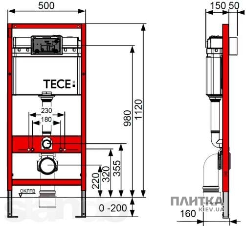 Унитаз Villeroy&Boch Унитаз подвесной Villeroy&Boch Tube и инсталяция TECEbase kit белый,хром