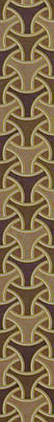 Плитка Vives Wasel LIST LIPPE MOKA фриз коричневый