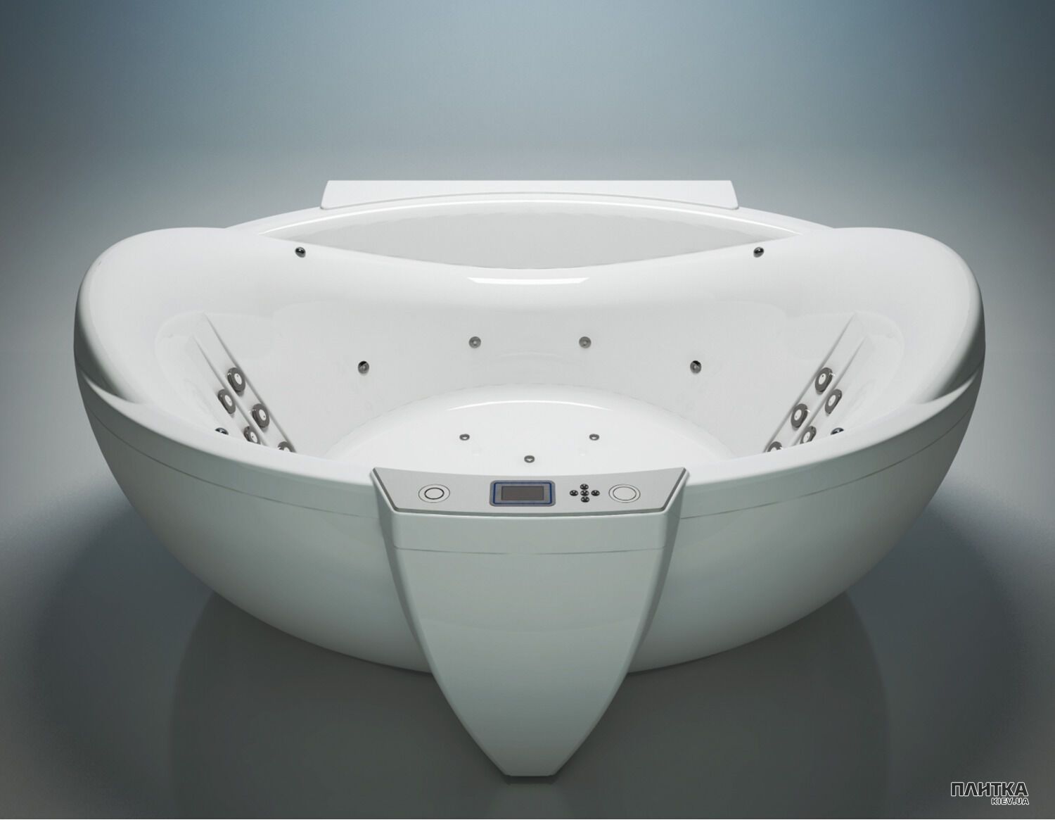 Гідромасажна ванна WGT Water Hall Digital 199х161 см з озонатором білий