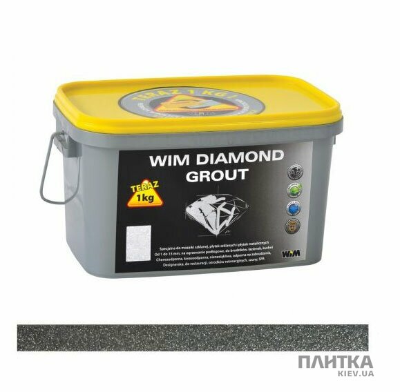 Затирка WIM Diamond 304 Затирка WIM DIAMOND (1 кг) графитовый