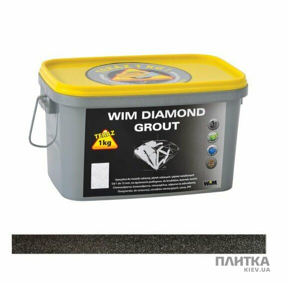 Затирка WIM Diamond 305 Затирка WIM DIAMOND (1 кг) антрацит