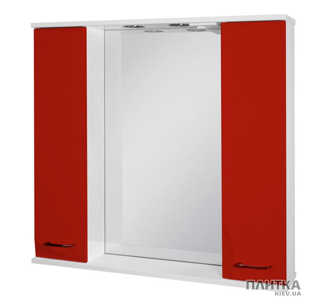 Зеркало для ванной Ювента Francheska ФШНЗ3-87 красный белый,красный