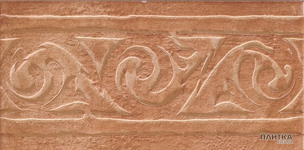 Керамогранит Zeus Ceramica Cotto Classico LHX-27 FASCIA ROSA фриз бежевый