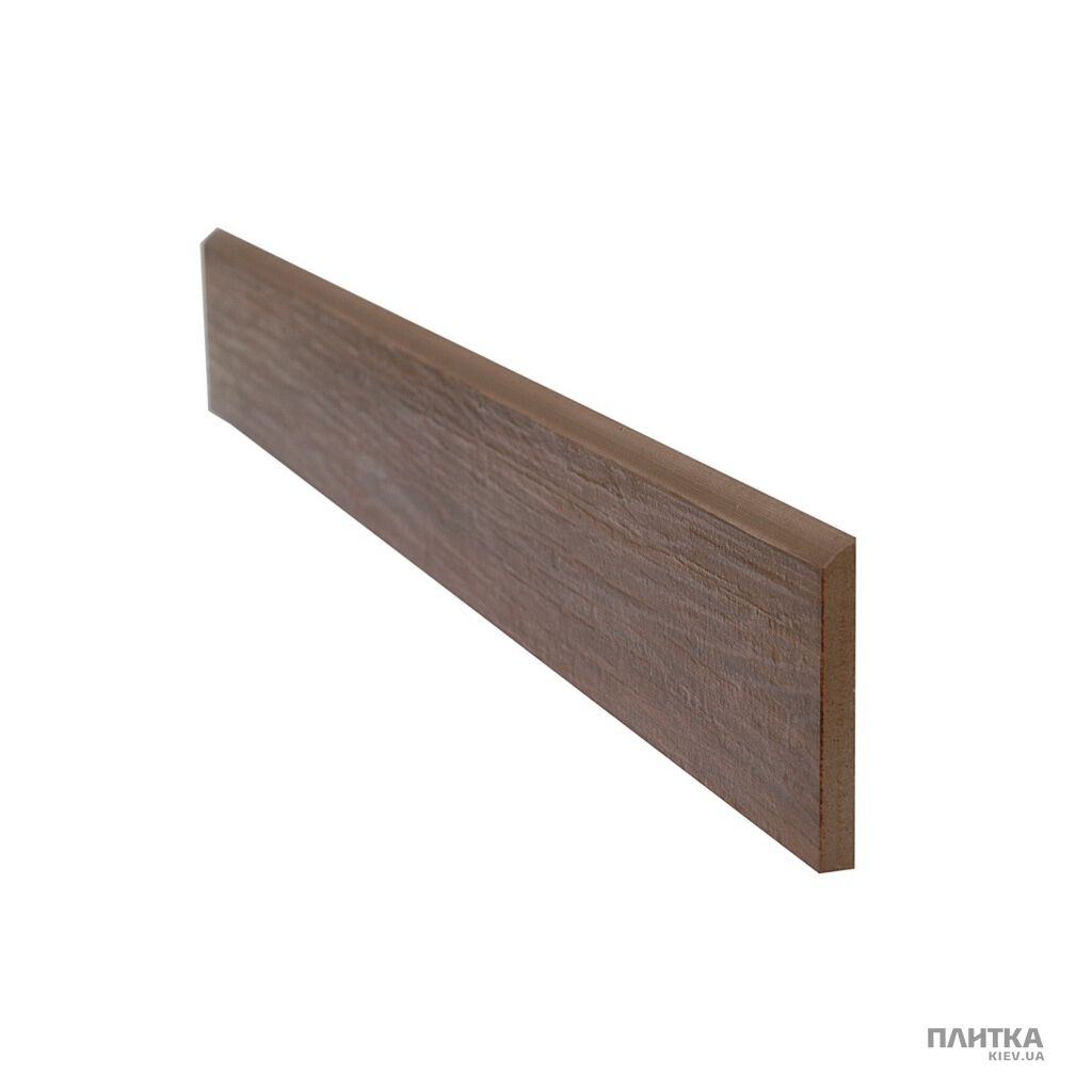 Керамограніт Zeus Ceramica Mood Wood ZLXP8 WENGE TEAK плинтус коричневий