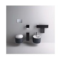 Меблі для ванної кімнати AGAPE ASEN0915N SEN Полиця металева для тримача паперу, black чорний - Фото 2