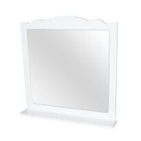 Зеркало для ванной Аква Родос Классик Зеркало 80см с подстветкой и полкой (белая) белый - Фото 1