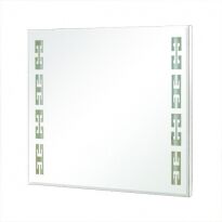 Зеркало для ванной Аква Родос Венеція 100х95 см с орнаментом