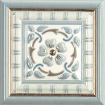 Плитка Almera Ceramica Orleans TACO TARRAGONE GOLD AQUA MARINE декор білий,блакитний,коричневий,синій,кремовий,золотий