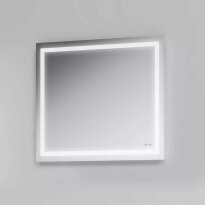 Зеркало для ванной AM.PM Gem M91AMOX0801WG38 Gem, зеркало настенное с контурной LED-подсветкой, 80 см серебро