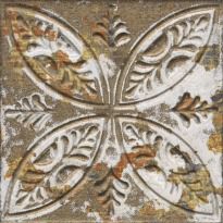 Плитка Aparici Aged AGED DARK ORNATO декор белый,голубой,коричневый,серый - Фото 1