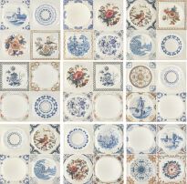 Плитка APE Ceramica Giorno DECOR MIX TREVISO декор білий,бежевий,блакитний,коричневий,сірий,червоний,синій - Фото 1
