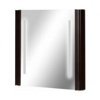 Зеркало для ванной Cersanit Iryda 56х65 см серебристый,венге