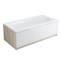 Акриловая ванна Cersanit Smart Ванна прямоугольная с креплением 170x80 левая белый - Фото 3