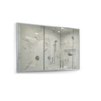 Дзеркало для ванної Devit ART Дзеркало, колір алюмінію 1000*600 6038140 ART сірий
