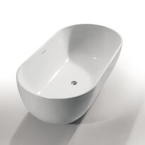 Акриловая ванна Devit Ovale 18090136 OVALE Ванна отдельностоящая 1780*900*550 белый - Фото 3
